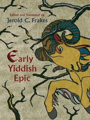 cover image of Early Yiddish Epic